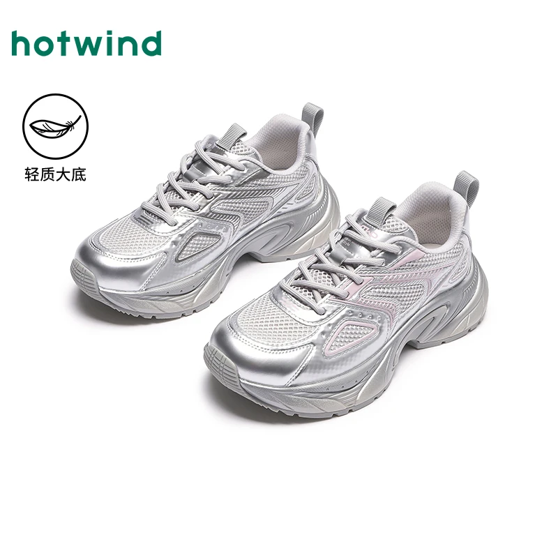 热风2025年春季新款女士时尚休闲鞋H42W25V02