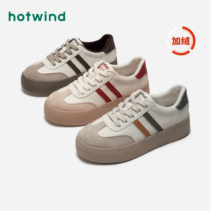 【咩咩专属】热风2023年冬季新款女士时尚休闲鞋H92W3408