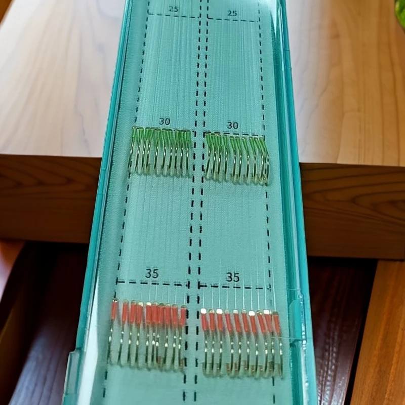 无结子线双钩，（鲤鱼）定刺20付(备注钩号)鱼钩成品子线盒