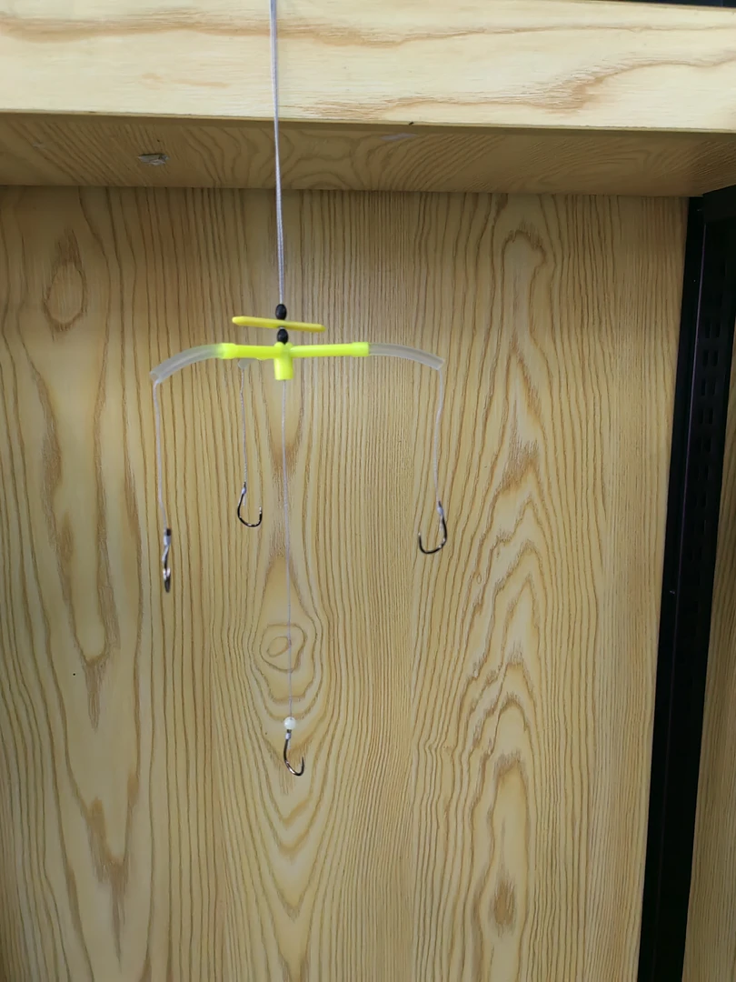 (3付)老板娘纯手工绑制三叉浮钓鲢鳙线组钓组天平钩防缠绕鲢鳙