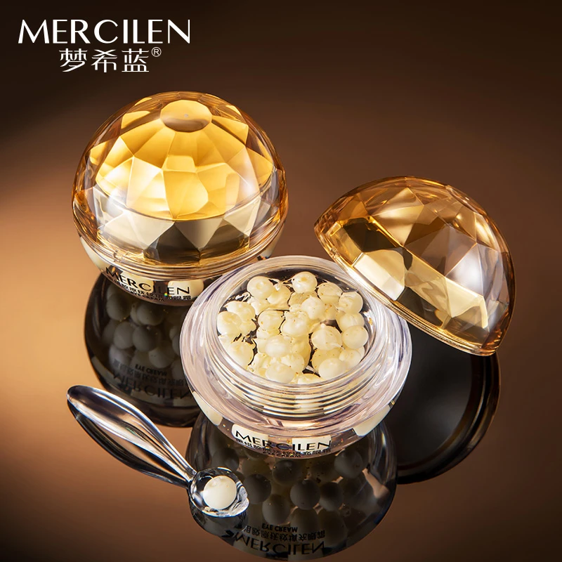 梦希蓝重组胶原抚纹补水填充眼霜保湿紧致抗皱