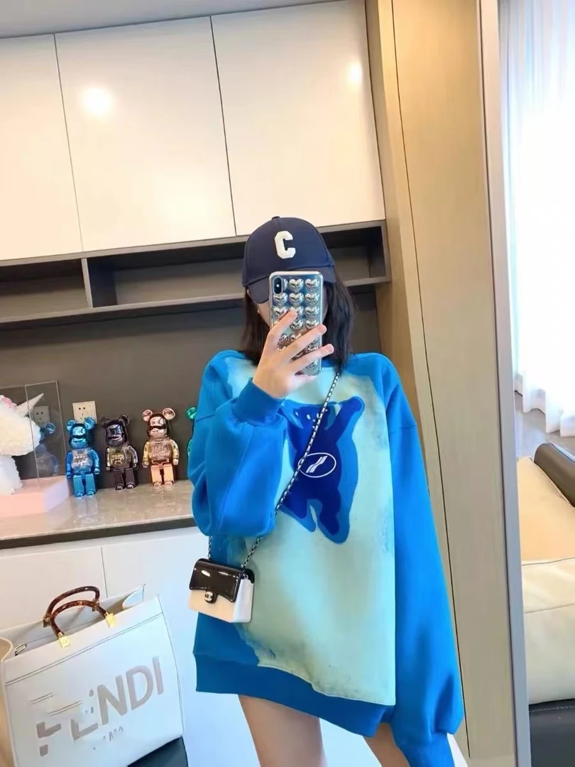 2014 休闲洋气印花圆领百搭卫衣 A11