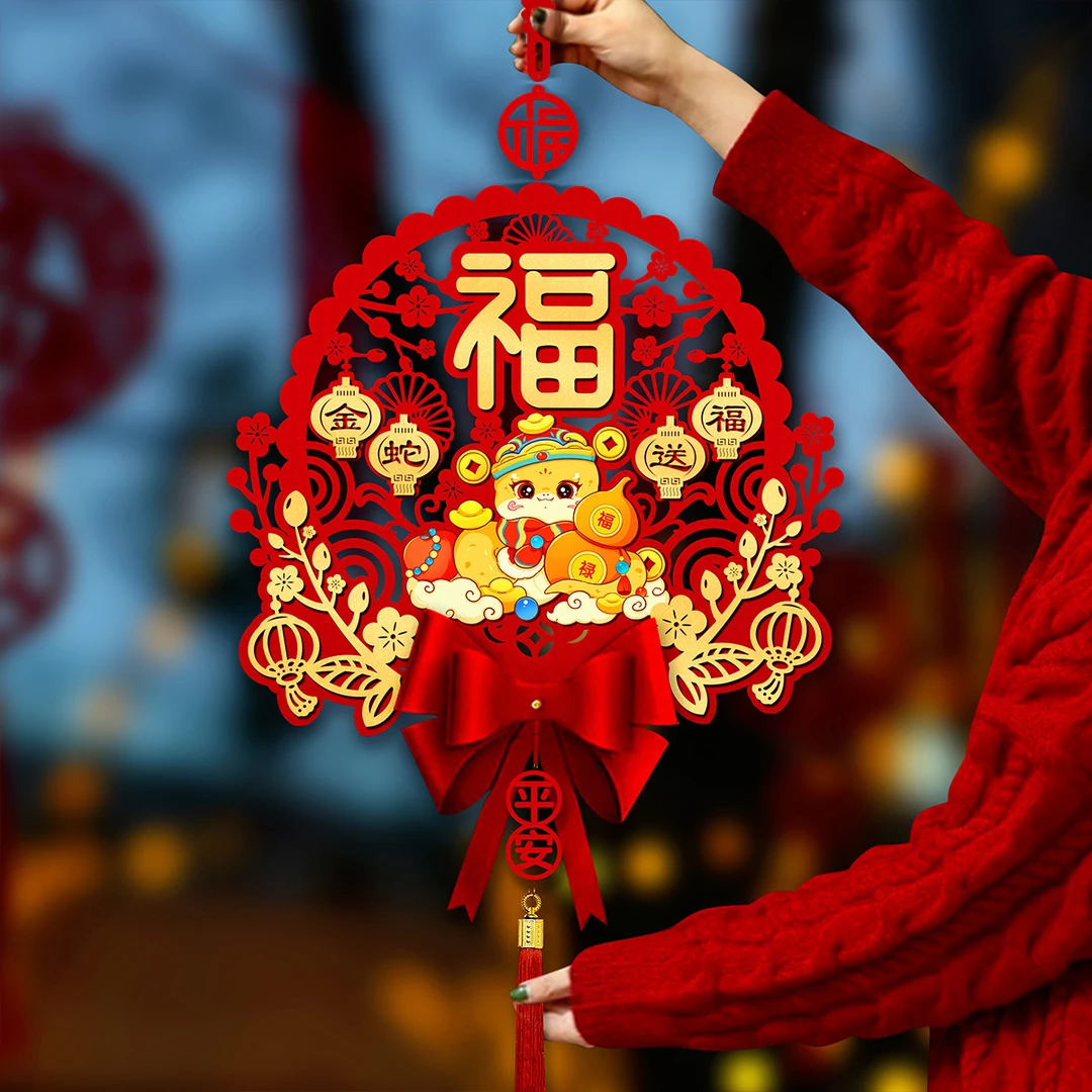 2026马年新年挂饰元旦春节过年装饰用品客厅大门福字中国结小挂件