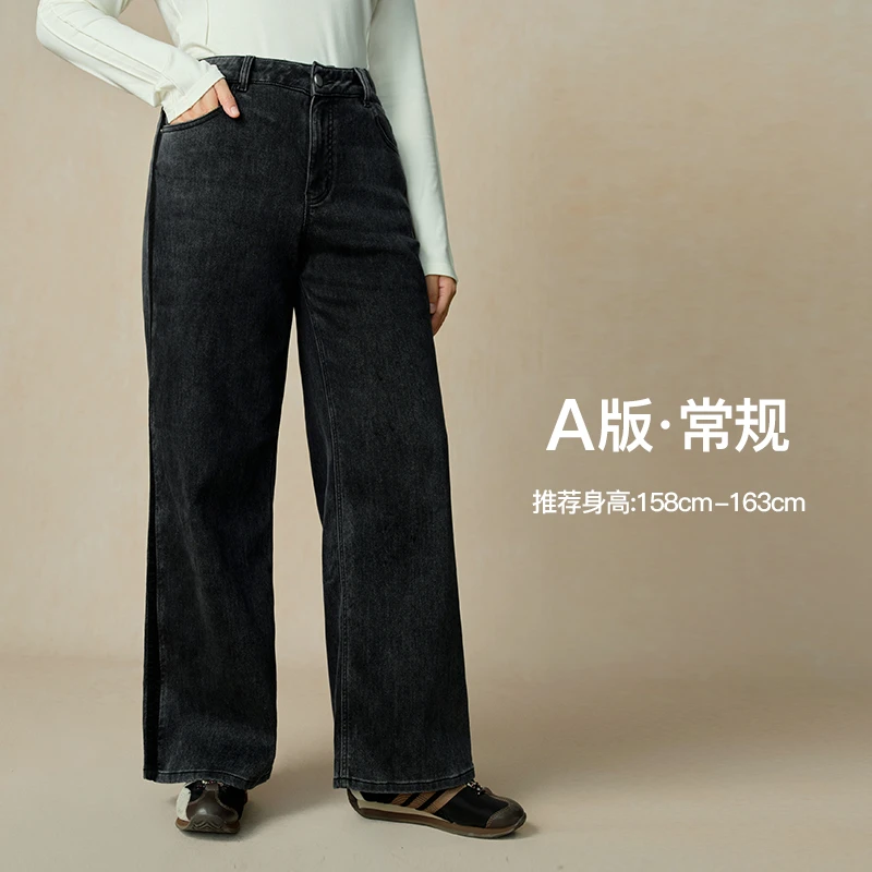 独束大码女装双版型【束型威化裤】胖mm显瘦遮肉百搭裤24DX84504