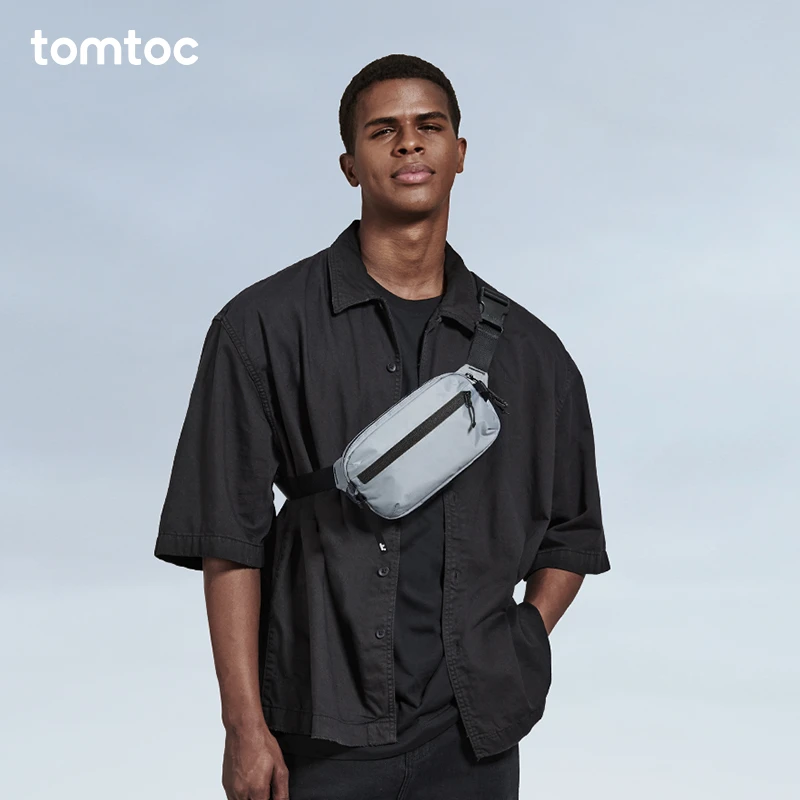 tomtoc 飞行家胸包单肩斜挎包男士小挎包防盗刷Pocket3手机包T33