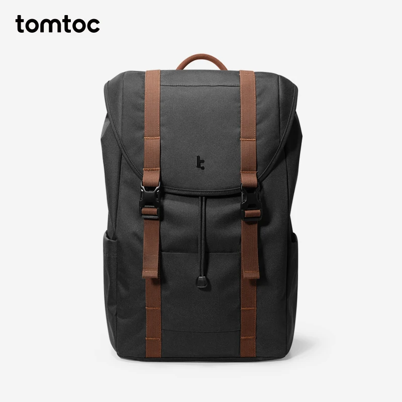 tomtoc VintPack A1城市经典双肩包旅行背包女新款书包男士电脑包