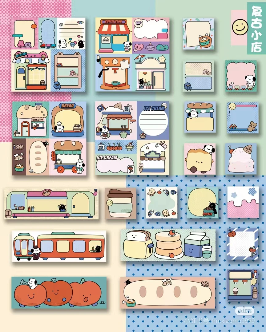 A6A7长条m5方形小鼻嘎系列便签本