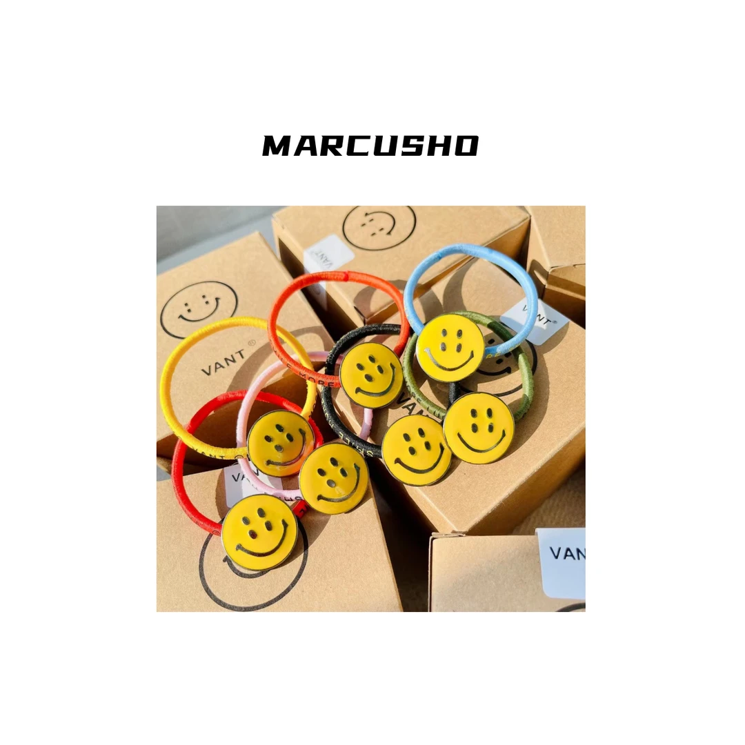 转运开运七色多功能笑脸发绳手链B1033