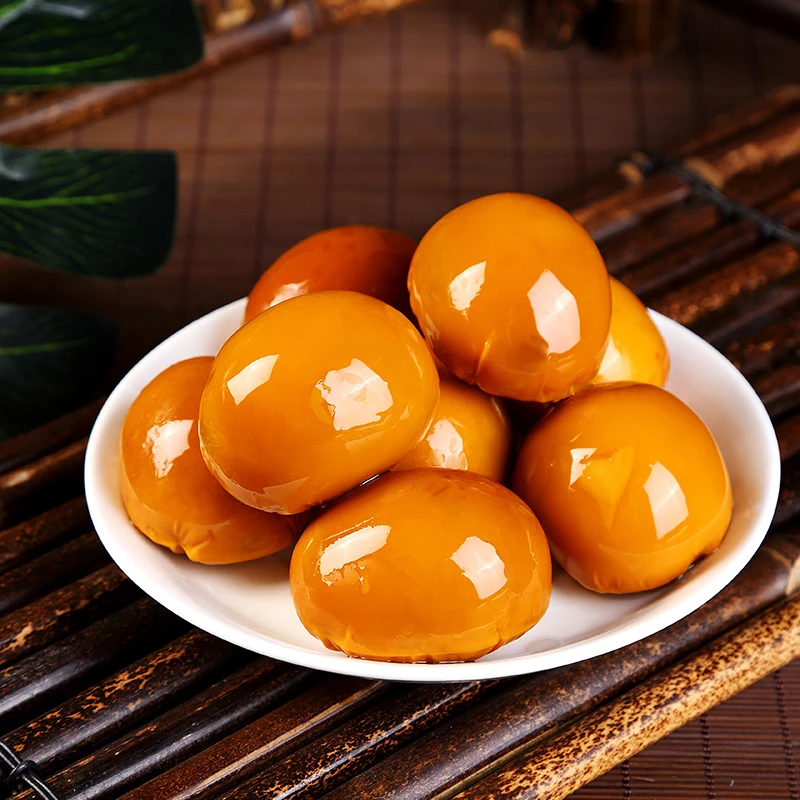 鹌鹑蛋开袋即食独立小包无壳盐焗卤蛋小包装批发即食休闲食品零食