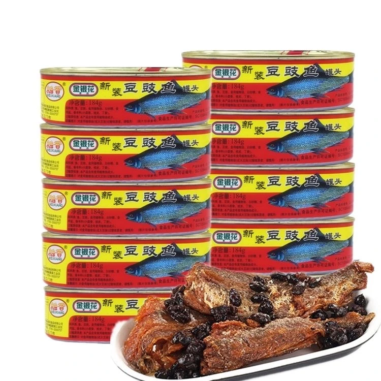 148g罐装豆豉鱼罐头批发好味道速食品下酒下饭菜熟食鱼肉即食食品