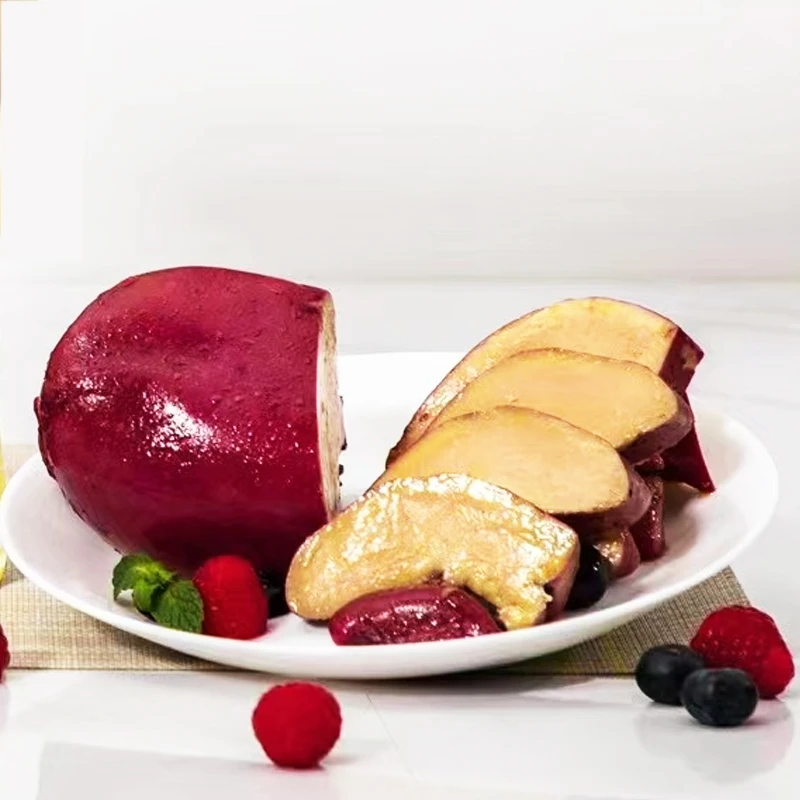 法式红酒蓝莓鹅肝整只原切片即食新鲜刺身料理