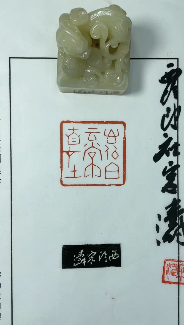 【闪购商品】寿山石印石篆刻宋涛SX43306心似白云常自在