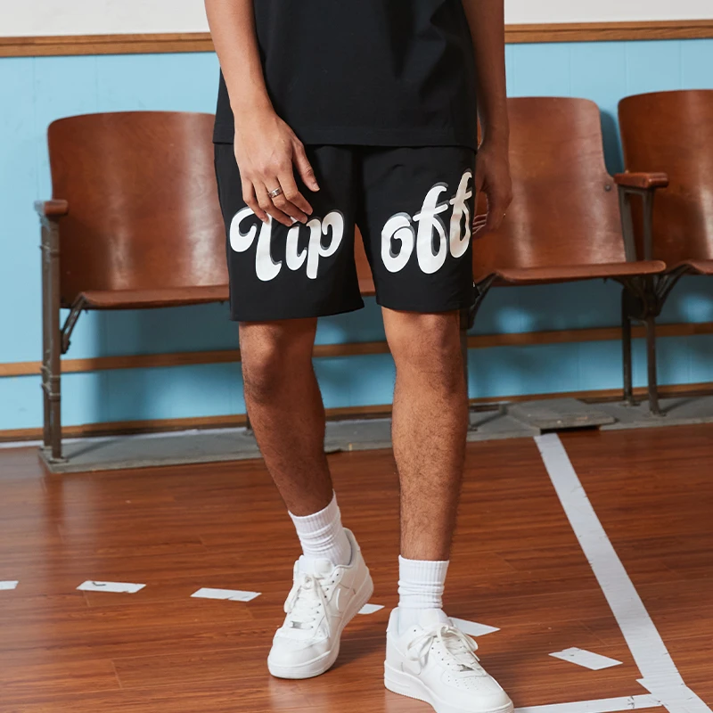 TIP-OFF美式复古篮球运动速干四分短裤宽松透气吸汗训练实战跑步