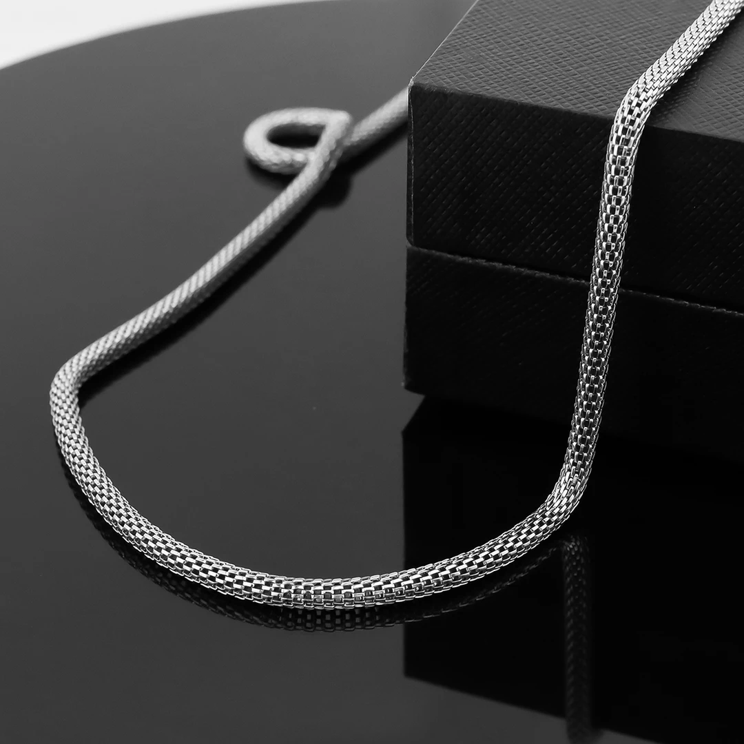 钛钢项链 简约百搭小众经典时尚龙鳞精致锁骨项链潮男高级设计感