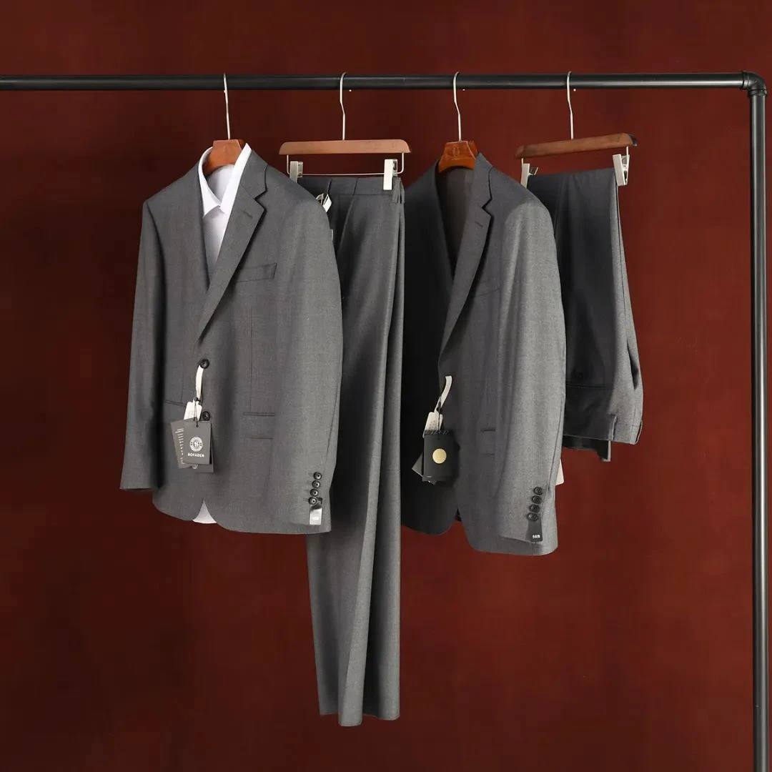 150S羊毛+手工半麻衬！四季款男商务休闲西服套装正装