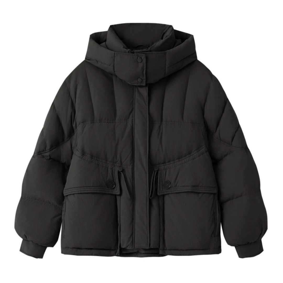 【Shaw Eleven 】短款立领连帽面包服版型休闲时尚羽绒服