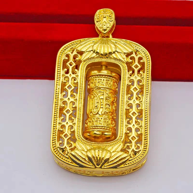 合金吊坠 转经筒