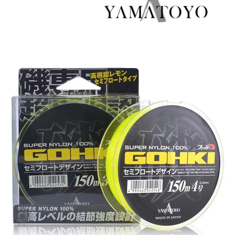 日本二手渔具日本中古日本山峰矶钓线滑飘专用半浮水矶钓线尼龙线
