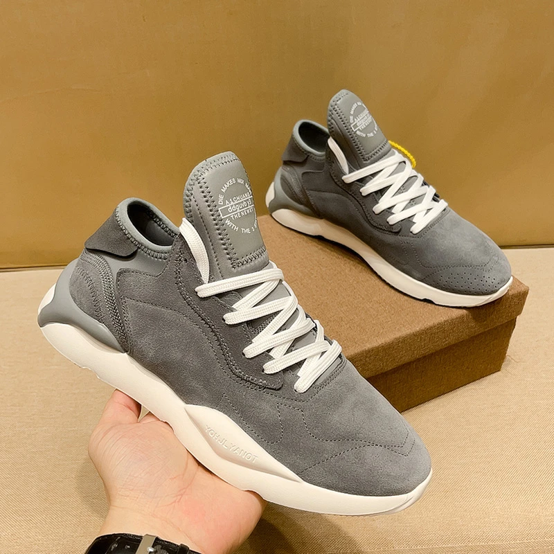 秋冬休闲鞋男士舒适时尚百搭秋季透气潮流潮鞋软底春季冬季老爹鞋