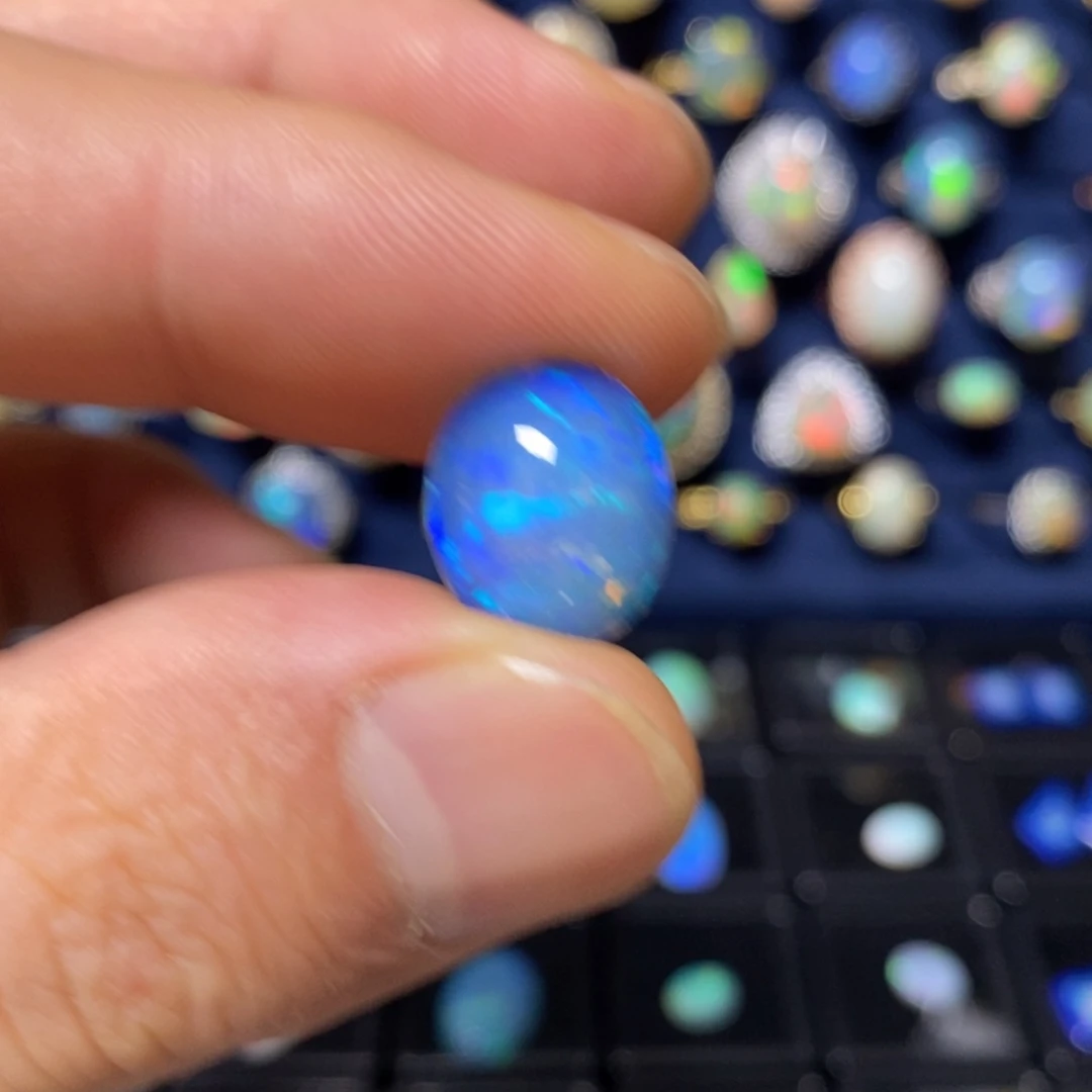 欧泊珠宝奇石银S925镶嵌