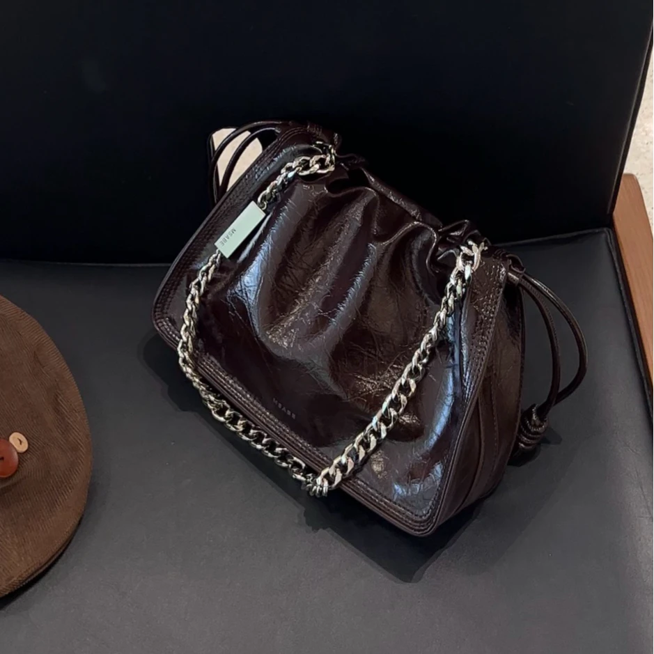 2024秋冬新款雅丹风腋下潮流复古单肩斜挎包休闲韩版女包  8512