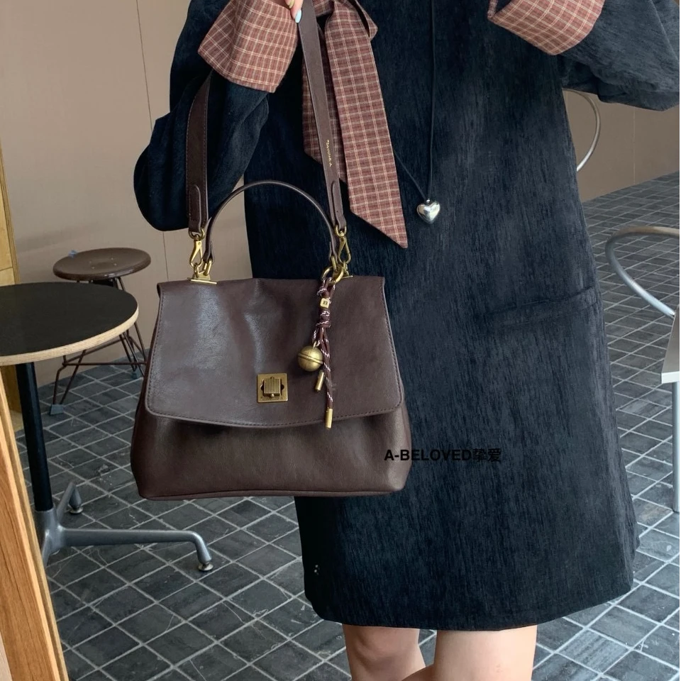 2024秋冬新款雅丹风腋下潮流复古单肩斜挎包时尚女包 2135