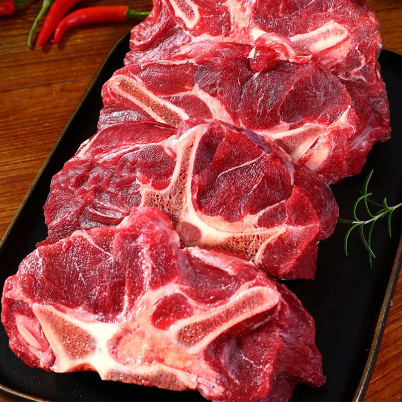 清真美味原切牛肉牛脊骨冬日火锅必备牛脖骨冷冻新鲜味美冷链佳品