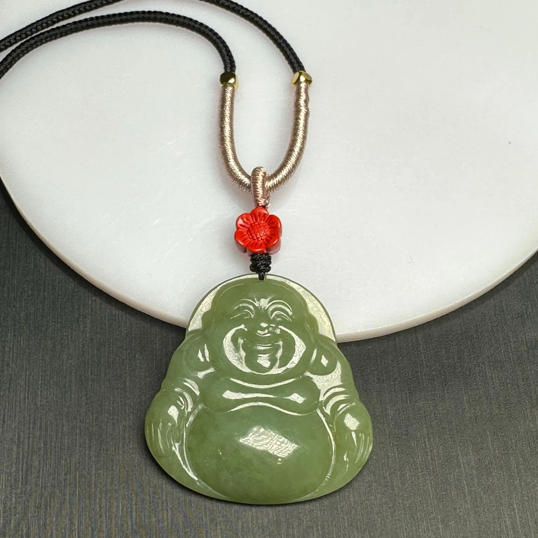 和田玉-开心弥勒