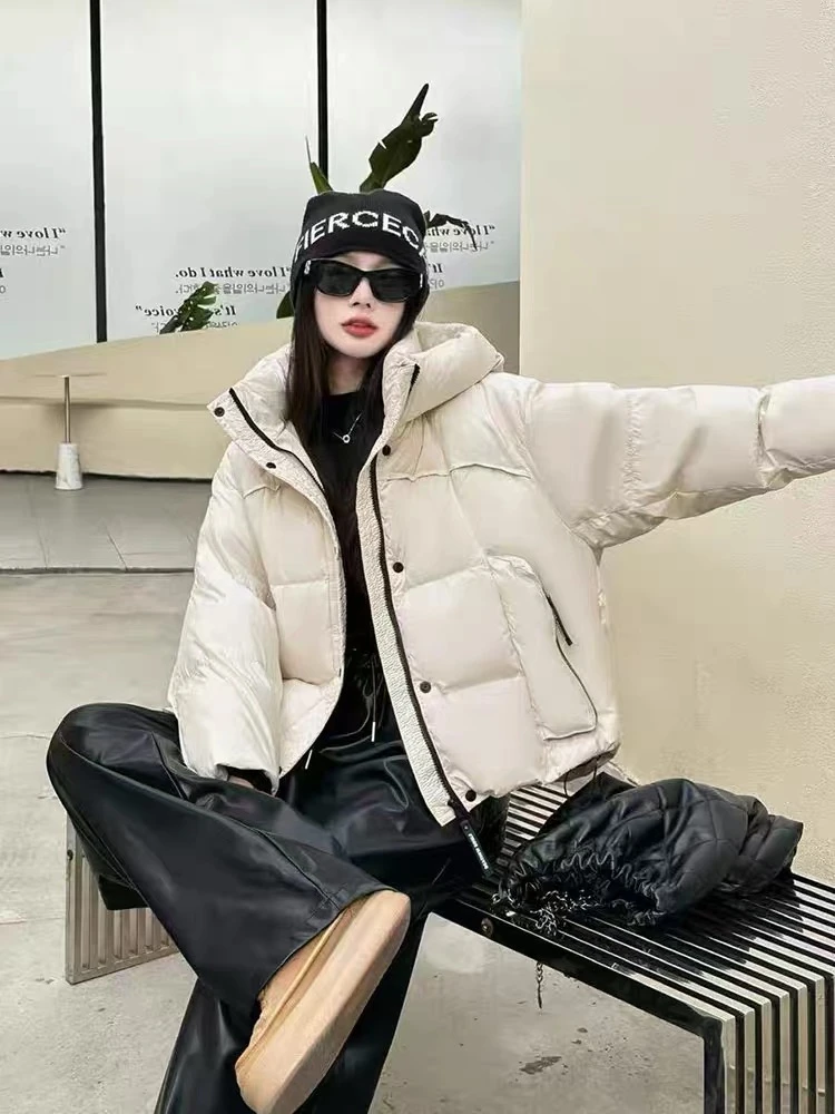 羽绒服女短款2024年新款冬季加厚小个子高级感朝超看百搭洋气外套