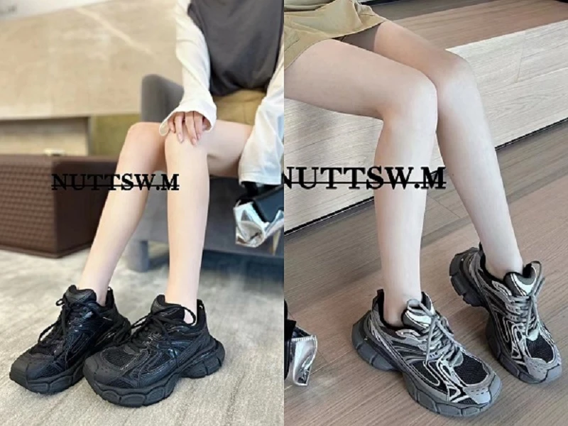 女鞋春秋时尚百搭夏季老爹鞋厚底ins秋冬春夏春季黑色网红秋季