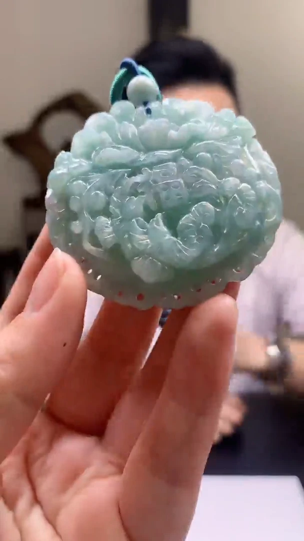 【闪购商品】定制翡翠未镶嵌8001yy-毛货挂件20