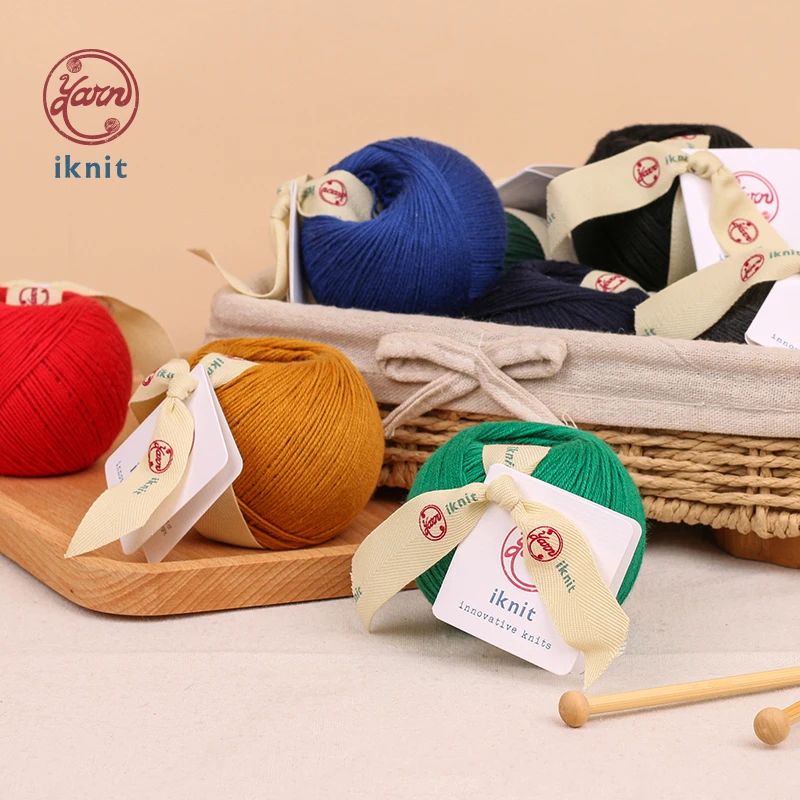 iknit 优游 羊毛棉 手编中细线  柔软舒适 儿童手工编织创意