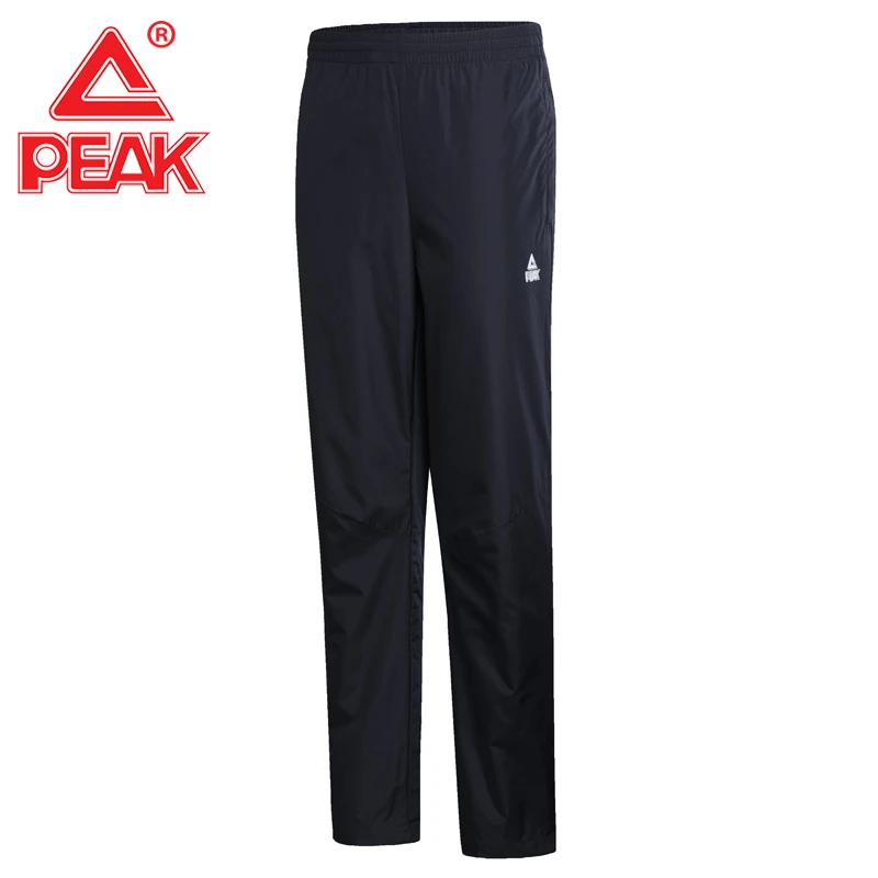 匹克运动裤男装运动服新款户外梭织加绒长裤防风运动裤套装2025男