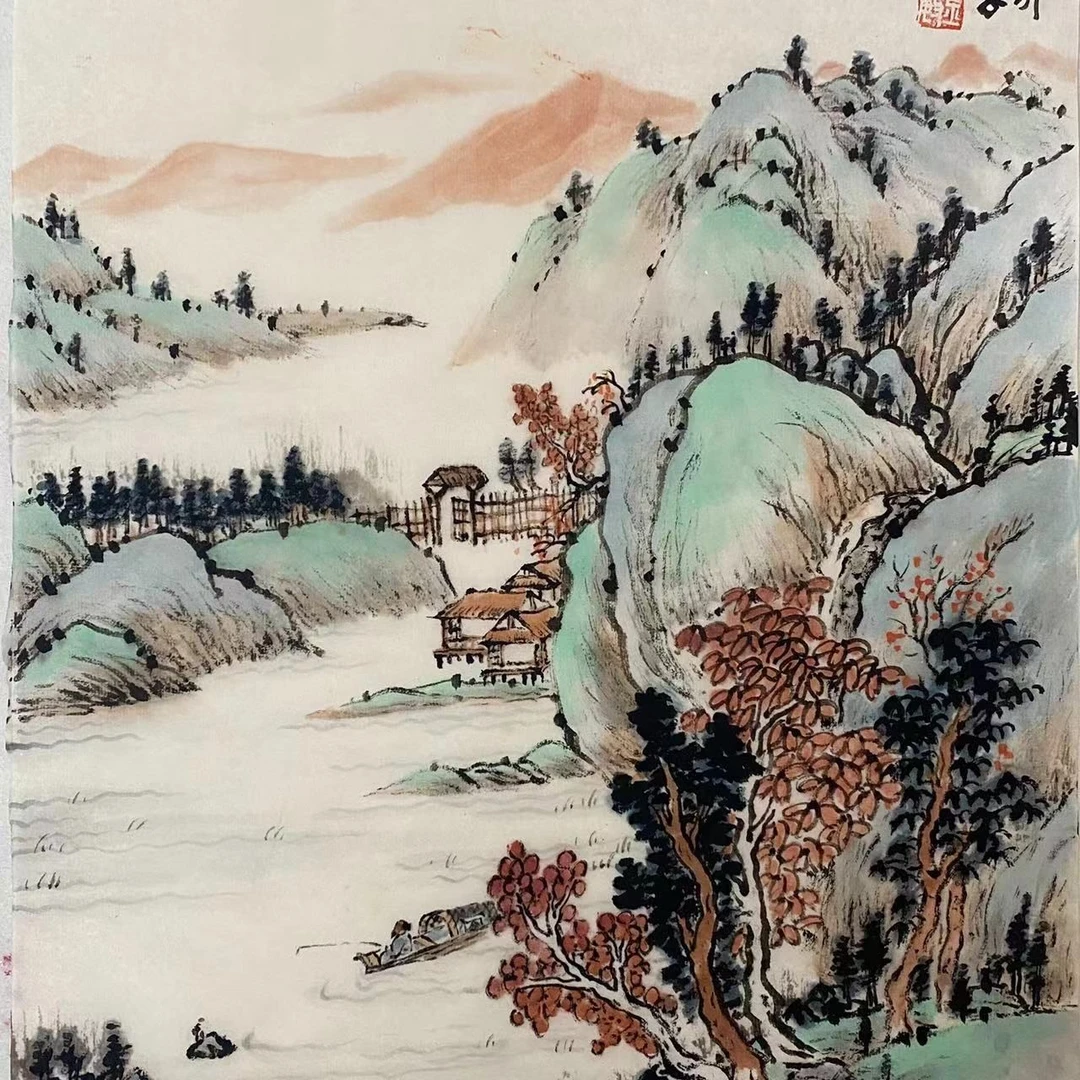150幅零基础山水作品示范以及提升课等六合一录播课（已完结）