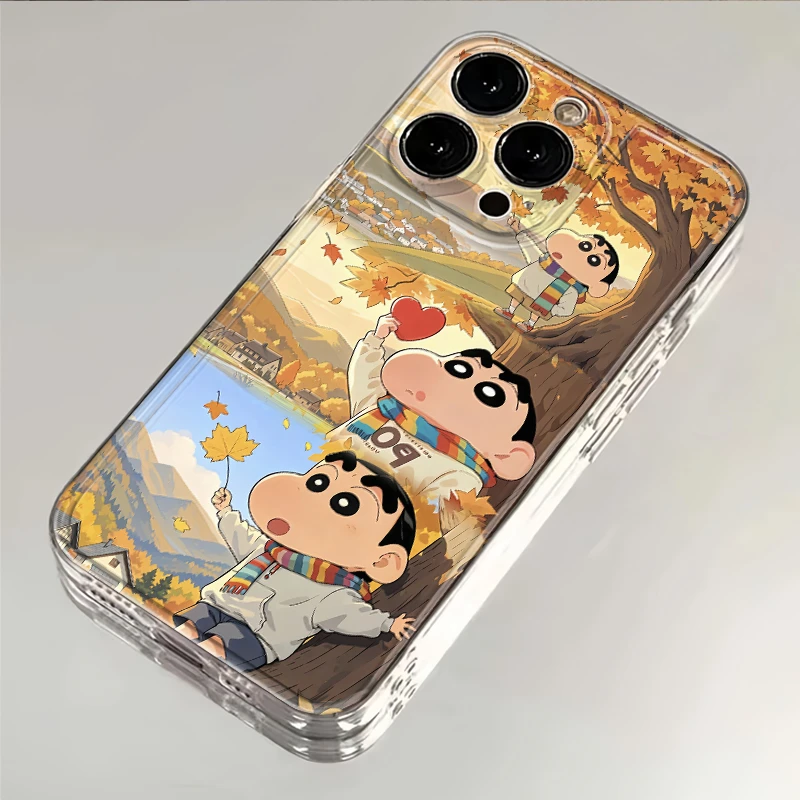 枫叶小新适用iphone16苹果15手机壳小米OPPO华为VIVO荣耀一加魅族