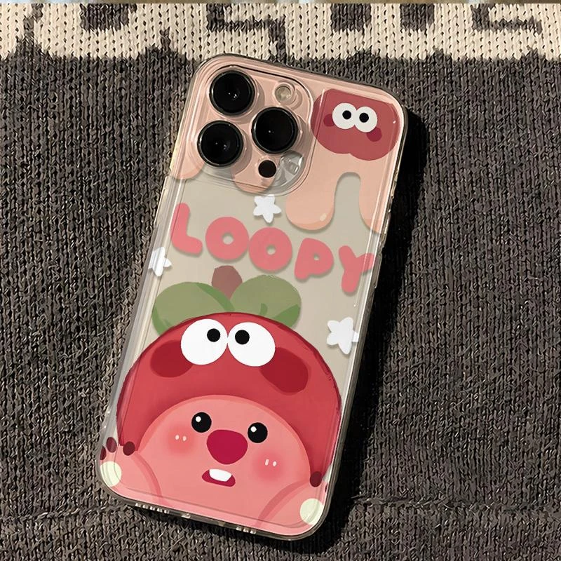 卡通海狸适用iPhone手机壳苹果11/12/13/14/15PRO手机壳XR透明6/7
