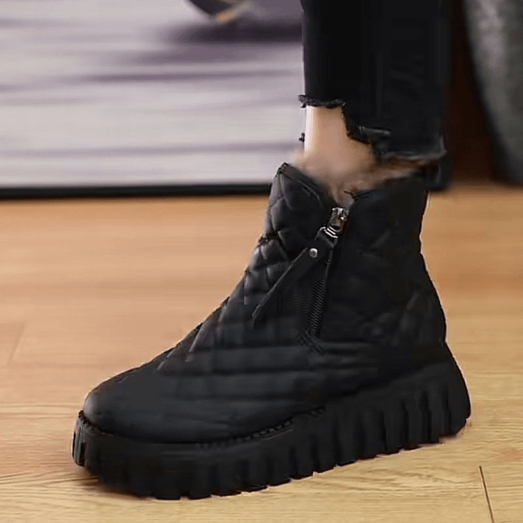 特价短筒雪地靴女冬防水防滑2023新款人造毛绒短靴加绒加厚棉鞋保