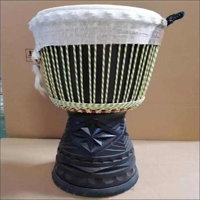 山羊皮成人12寸 13寸非洲鼓 翻毛羊皮木质头手鼓云南丽江专业手鼓