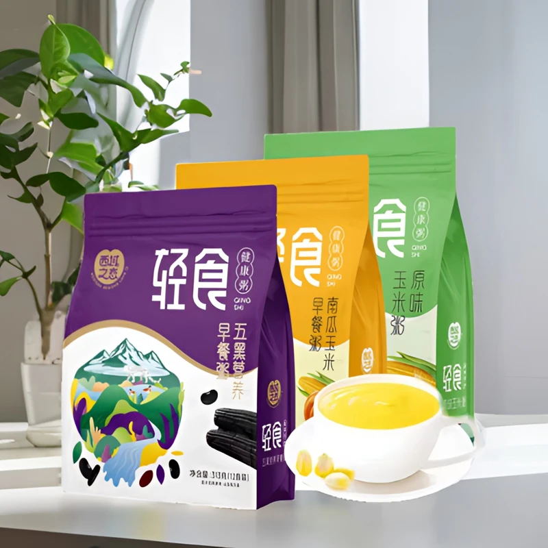 西域之恋轻食早餐粥313g独立装南瓜玉米粥黑芝麻办公室原味速食粥