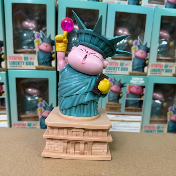 布欧自由女神手办模型桌面摆件龙珠摆件二次车载