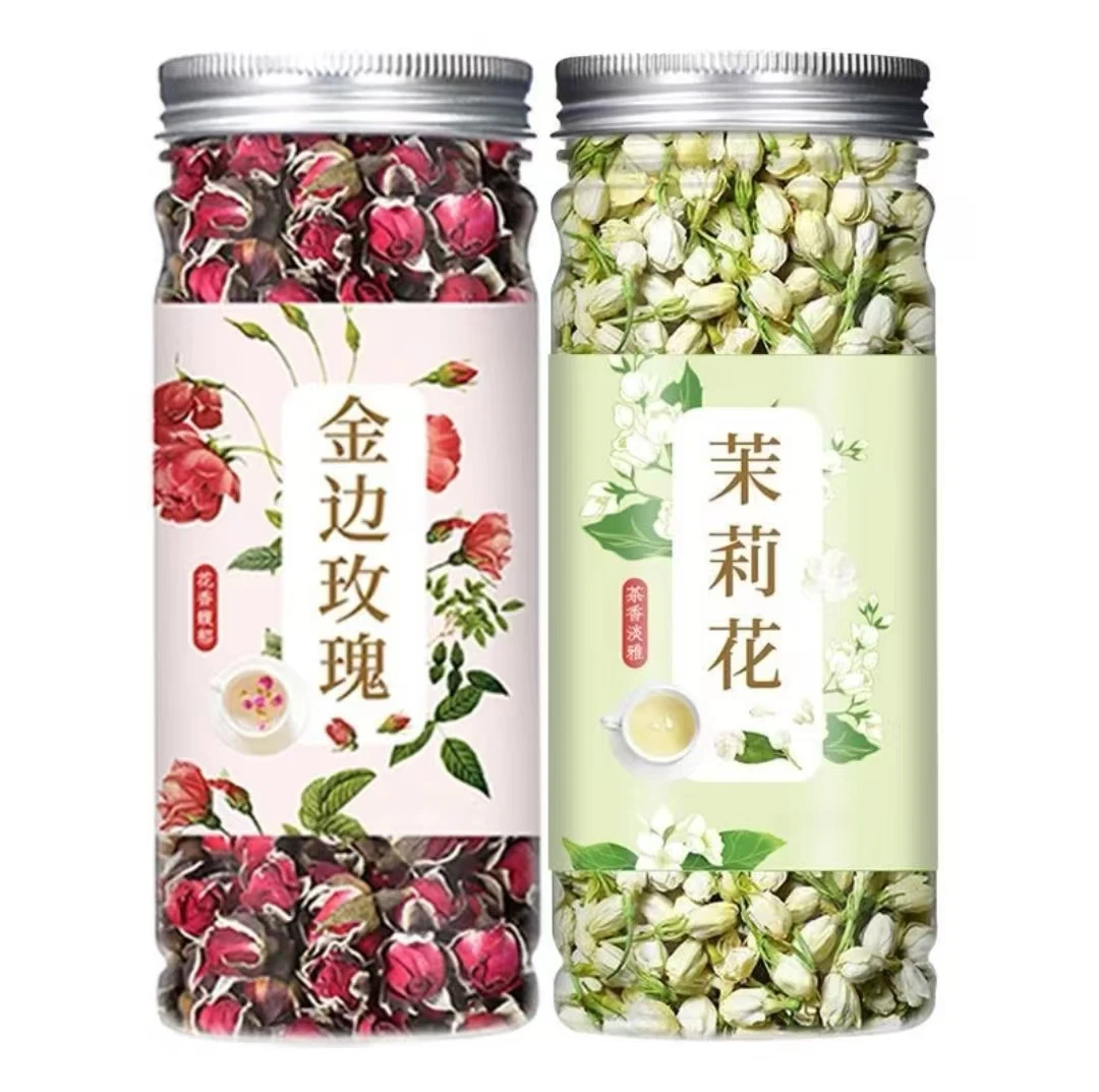 玫瑰花茉莉花茶养生精选泡水冲泡冷泡花茶花香茶香清香浓郁新鲜