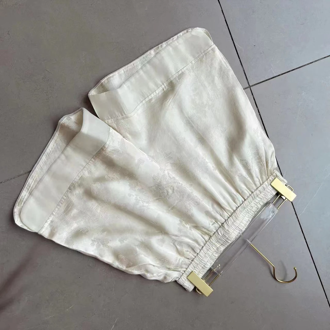 【全丝花萝】新中式国风百搭时尚洋气减龄显瘦气质女神短裤0201