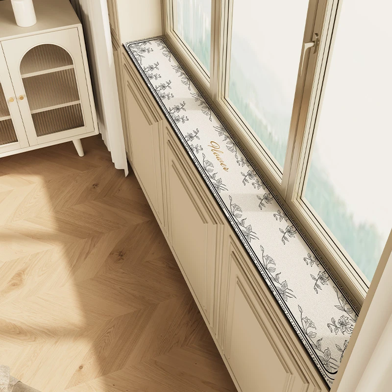 硅藻泥现代简约窗台防护垫子窄改造窗户飘窗垫吸水自粘防尘窗沿垫