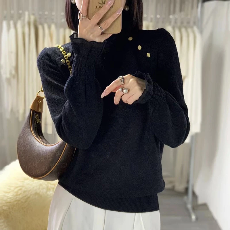 原搭【101—200】早秋2024针织上衣气质开衫百搭显瘦设计感法式小衫