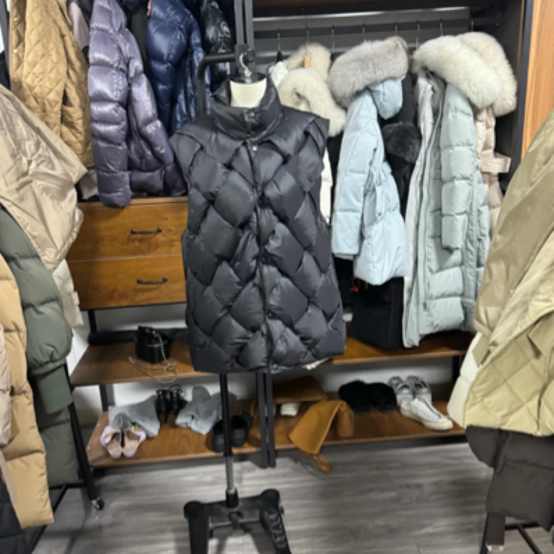 男女同款八零鹅绒WS款编织背心