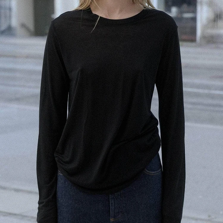 【百搭打底衫】BASERANGE 新色经典竹纤维基础平纹上衣内搭