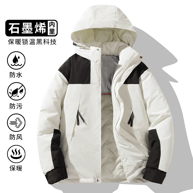 战狼世家运动休闲石墨烯棉服时尚加厚保暖百搭