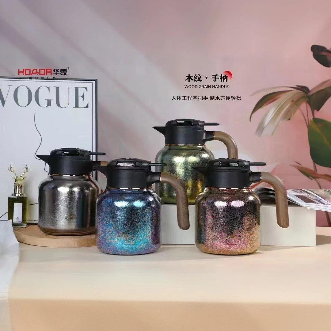 华象钛壶高档纯钛焖茶壶大容量智能温显保温壶家用养生闷泡茶水壶