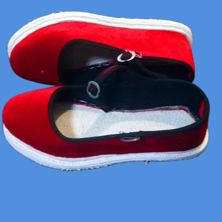 纯手工布鞋女毛边纳底女鞋一字扣方口绣花鞋孕妇鞋月子女鞋千层底