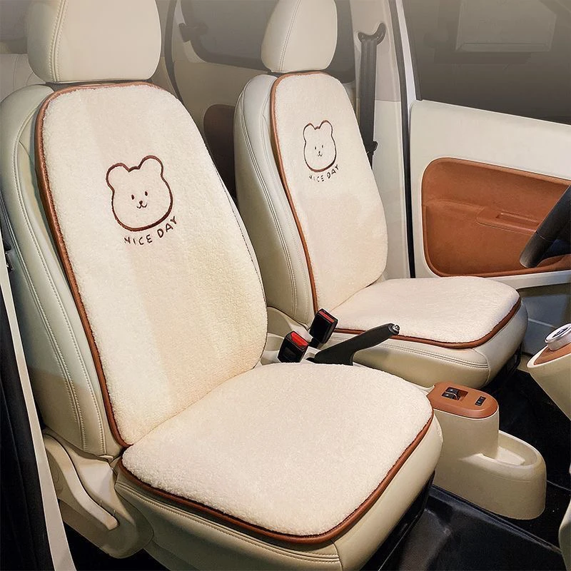 清芯长安糯玉米Lumin通用汽车座套冬季保暖半包围毛绒座椅套耐磨